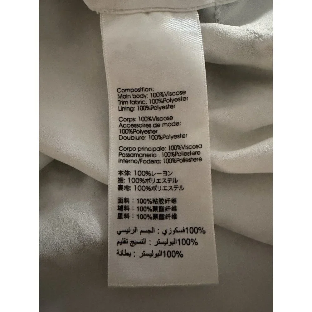 3.1 phillip lim Stitched Hem High Low Viscose Sleeveless Dress Size 4